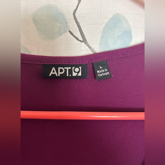 Fuchsia Ruffle Front Dress L - Picture 5 of 7